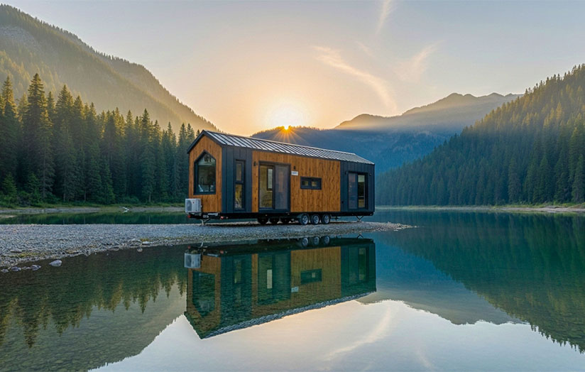 tiny house elbarsco göl kenarı