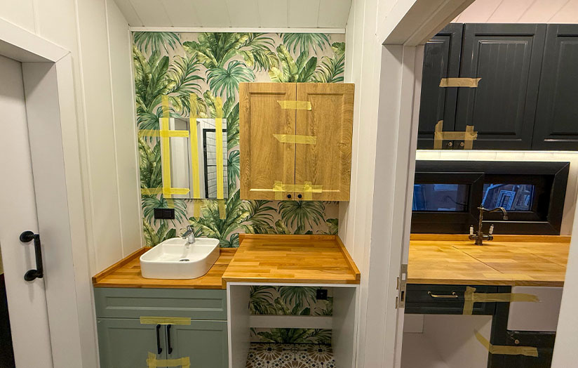 tiny house mutfak banyo