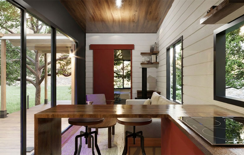 elbarsco tiny house iç mekan