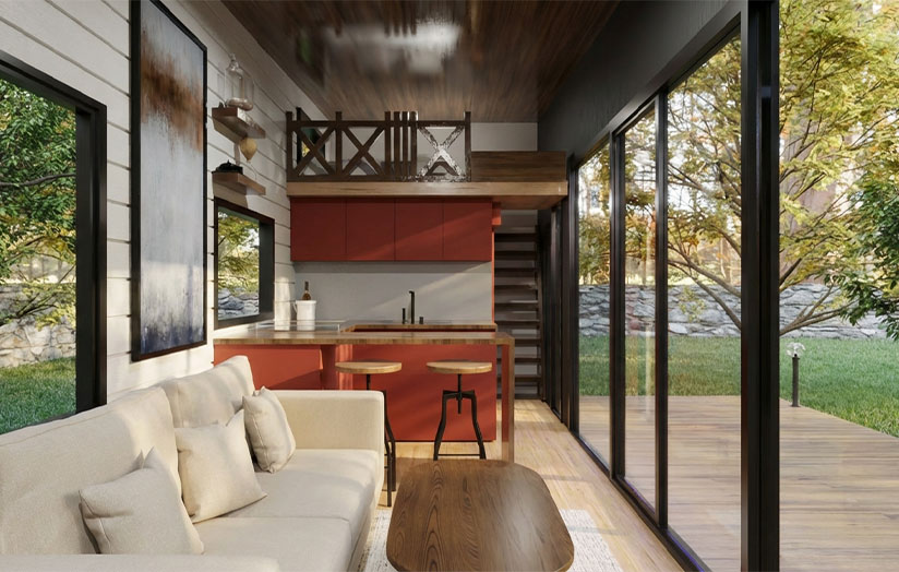 elbarsco tiny house callion iç mekan