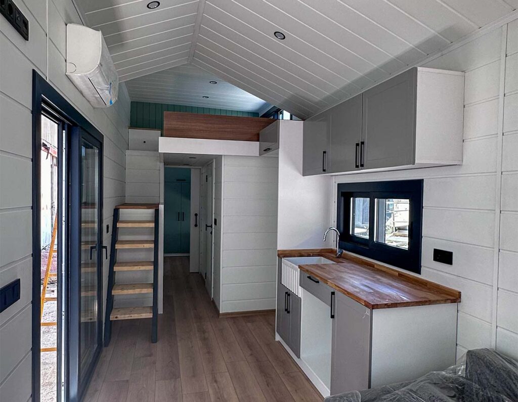 tiny house 10 metre içi