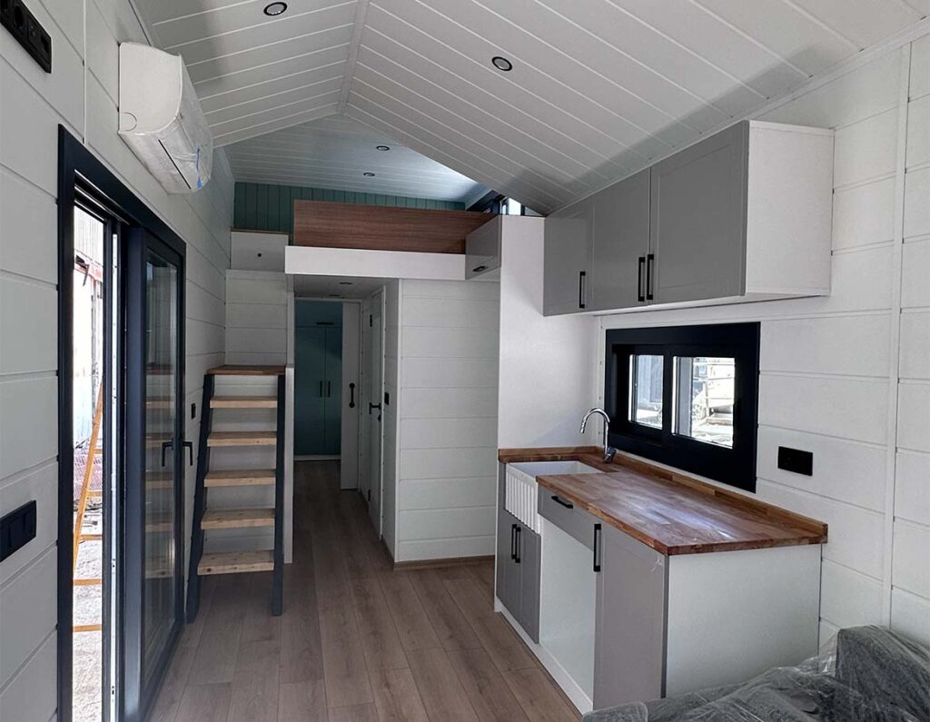 tiny house 10 metre içi